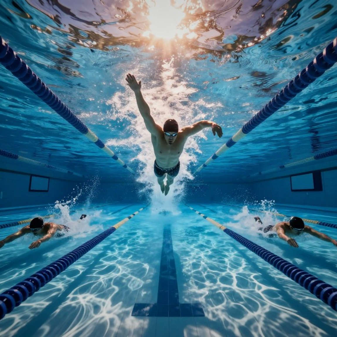 College Swimming League: Khi bơi lội đại học Mỹ tự đóng gói thành một mùa giải